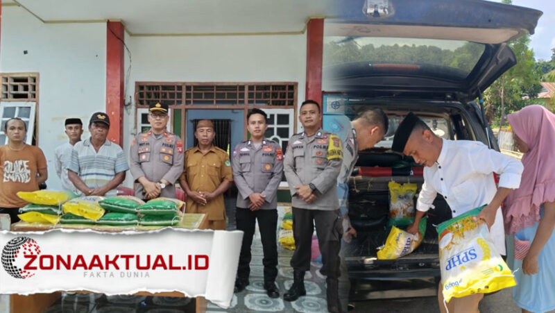 Foto : Polsek Tilamuta Gelar Pangan Murah di Desa Tenilo, Dukung Program Presiden untuk Ketahanan Pangan