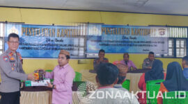Foto : Giat Kamtibmas Polres Boalemo di Desa Mohungo
