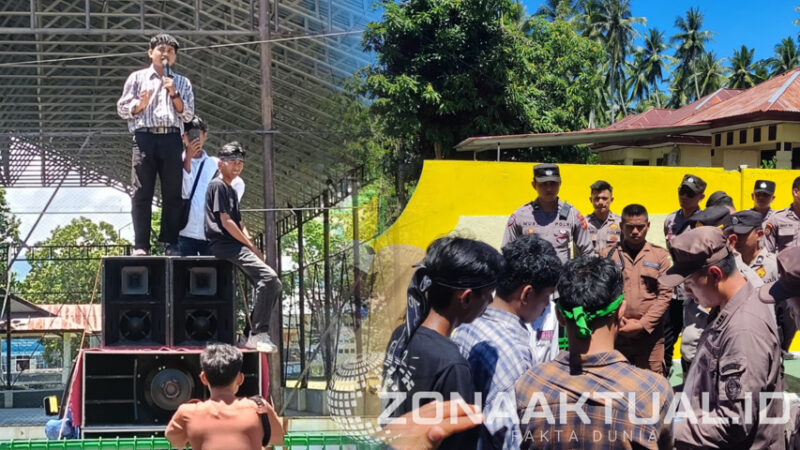 Foto : Massa AMMPB lakukan demo Kejari, Tuntut Keadilan Dugaan Korupsi Dewan