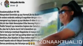 Foto : Screenshoot dari postingan wahyu moridu