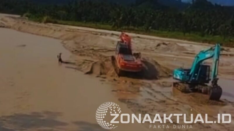 Foto : PETI yang merusak sungai