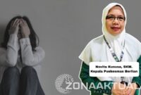 Foto : Novita Kunusa, SKM. Kepala Puskesmas Berlian 