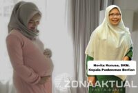 Foto : Novita Kunusa, SKM., Kepala Puskesmas Berlian 