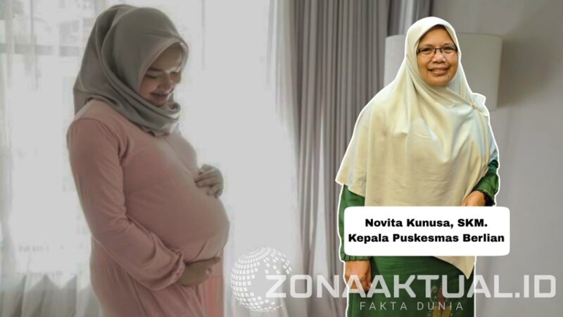 Foto : Novita Kunusa, SKM., Kepala Puskesmas Berlian 