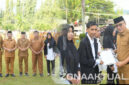 Foto : Apel Awal Bulan yang di pimpin oleh Wakil Bupati Boalemo Lahmudin Hambali