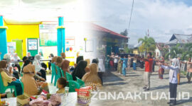 Foto : UPTD Puskesmas Berlian Kecamatan Paguyaman kembali menggelar kegiatan Program Pengelolaan Penyakit Kronis