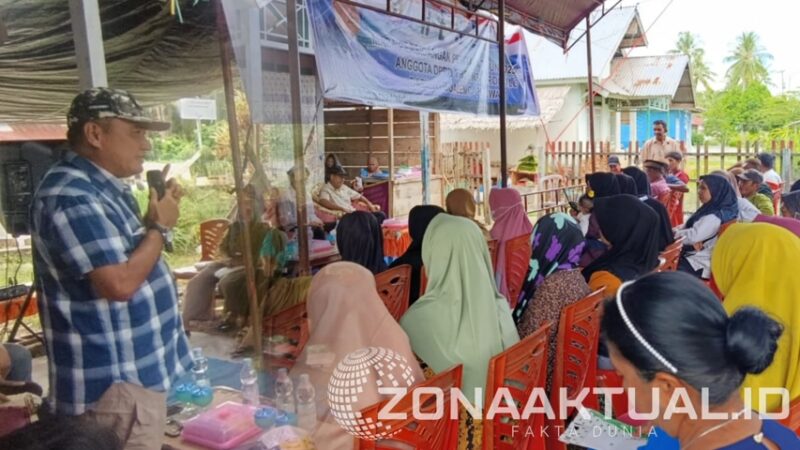 Foto : Mikson Yapanto laksanakan Reses di Pohuwato