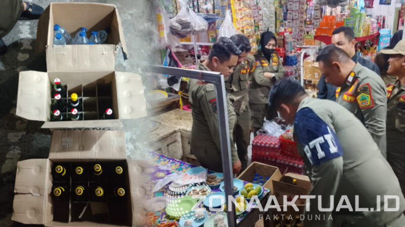 Foto : Satpol PP Boalemo dan Satpol PP Provinsi Gorontalo Gencar Razia Miras di Botumoito