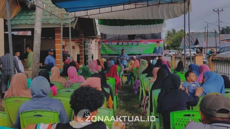 Foto : Reses Dialogis Muhammad Dzikyan di Mananggu