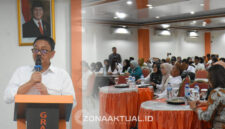 Foto : kegiatan Bimbingan Teknis (Bimtek) Pengelolaan Kas Desa Terintegrasi Qola BRI