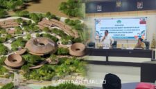 Foto : Bupati Rum Pagau Bahas Desain Pembangunan Kawasan Bukit Soeharto