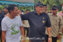 Foto : Anggota DPRD RI Rahmat Gobel dan Kepala Dinas Pertanian Boalemo Faisal Hurudji