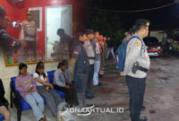 Foto : Polsek Tilamuta bersama Satuan Polisi Pamong Praja (Satpol PP) Boalemo menggelar operasi gabungan di sejumlah rumah kos di wilayah Kecamatan Tilamuta