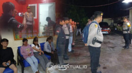 Foto : Polsek Tilamuta bersama Satuan Polisi Pamong Praja (Satpol PP) Boalemo menggelar operasi gabungan di sejumlah rumah kos di wilayah Kecamatan Tilamuta