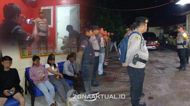 Foto : Polsek Tilamuta bersama Satuan Polisi Pamong Praja (Satpol PP) Boalemo menggelar operasi gabungan di sejumlah rumah kos di wilayah Kecamatan Tilamuta