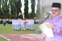 Foto : Rum Pagau Pimpin Upacara Sumpah Pemuda ke-79