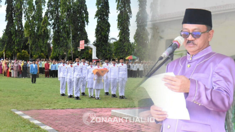 Foto : Rum Pagau Pimpin Upacara Sumpah Pemuda ke-79