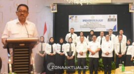 Foto : Bupati Boalemo, Drs. Rum Pagau, resmi membuka kegiatan Profiling ASN yang diperuntukkan bagi Pejabat Pimpinan Tinggi Pratama, Administrator, dan Pengawas di lingkungan Pemerintah Kabupaten Boalemo.