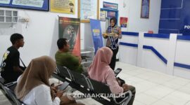 Foto : Giat Polantas Menyapa Satuan Lalulintas Polres Boalemo