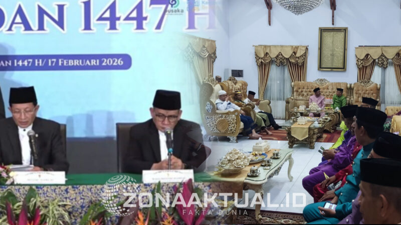 Foto : conference pers sidang isbat dan prosesi adat tonggeyamo di Kabupaten Boalemo 