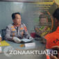 Foto : Conference Pers Polres Boalemo dan potret tersangka 