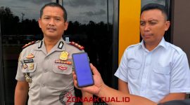 Foto : Kapolres Boalemo Firman Taufik dan Kasat Reskrim Nurwahid Kiayi